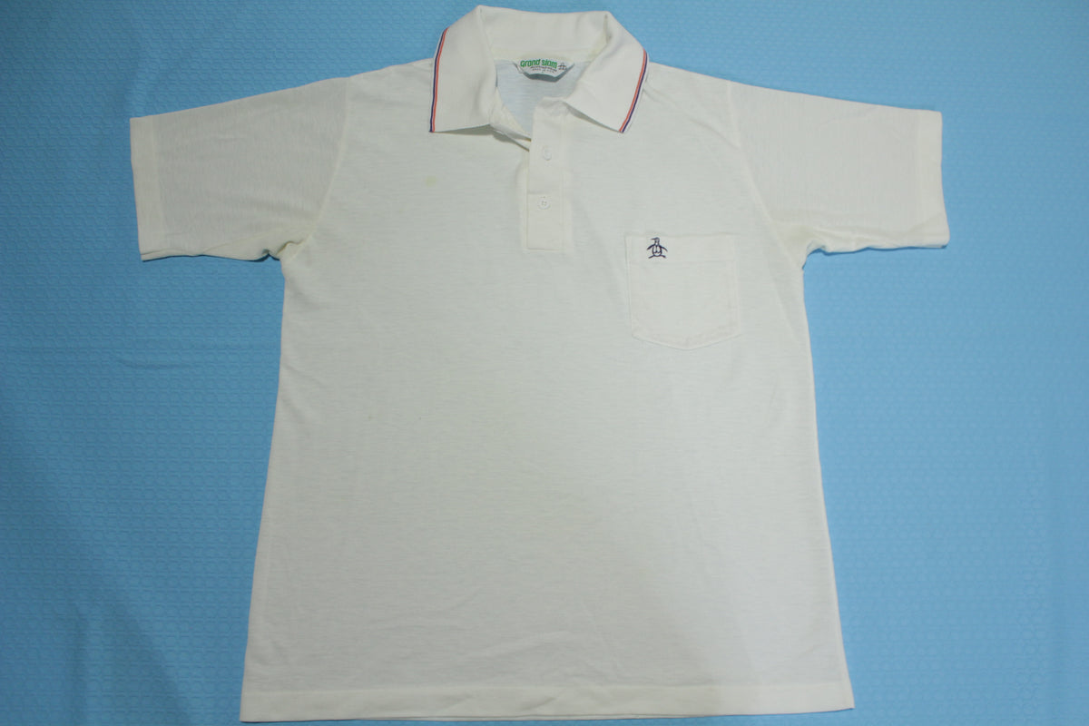 Munsingwear Ultra Thin Penguin Grand Slam Vintage 80's Polo Golf Shirt