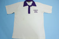 UW University of Washington Huskies Vintage 80's Sports Medicine Football Polo Shirt