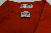 Guess Georges Marciano Vintage Made in USA 80's Red Denim Jean Jacket