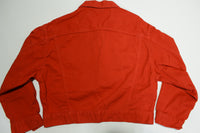 Guess Georges Marciano Vintage Made in USA 80's Red Denim Jean Jacket