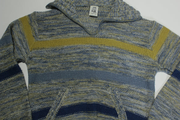 Kennington California Vintage 70's Beach Hippie Big Collar Sweater