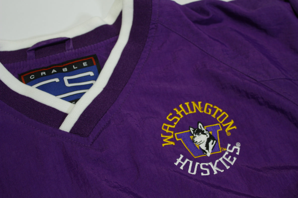 Minnesota Vikings NFL Football Reebok Size Medium M Purple Zip Polo Golf  Shirt
