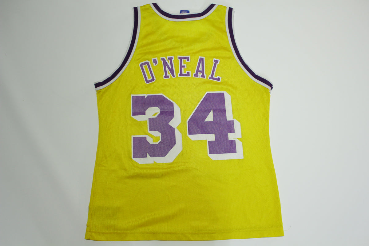 Shaquille O'Neal LA Lakers Vintage 90s Champion Basketball Jersey