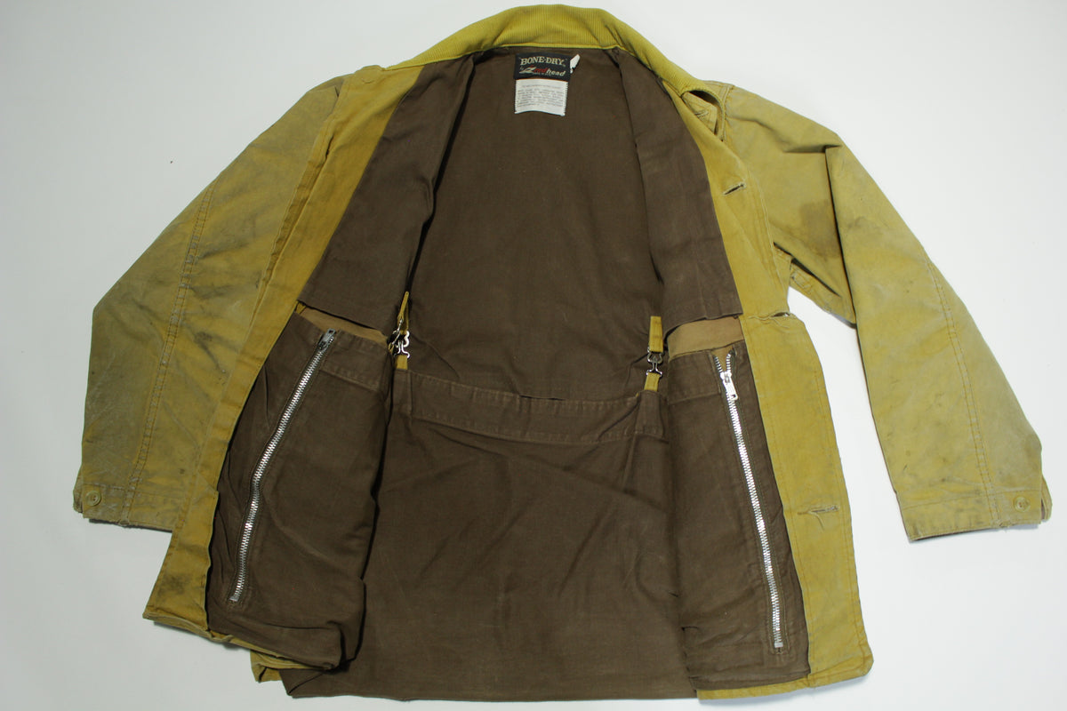 Bone Dry RedHead Vintage 80's Tin Cloth Hunting Goose Jacket