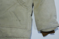 Carhartt Vintage C03 Y2K BRN Traditional Chore Canvas Duck Work Jacket Distressed