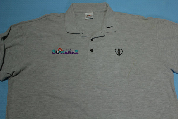 Seattle Sounders Vintage 90's Nike White Tag Polo Soccer Shirt