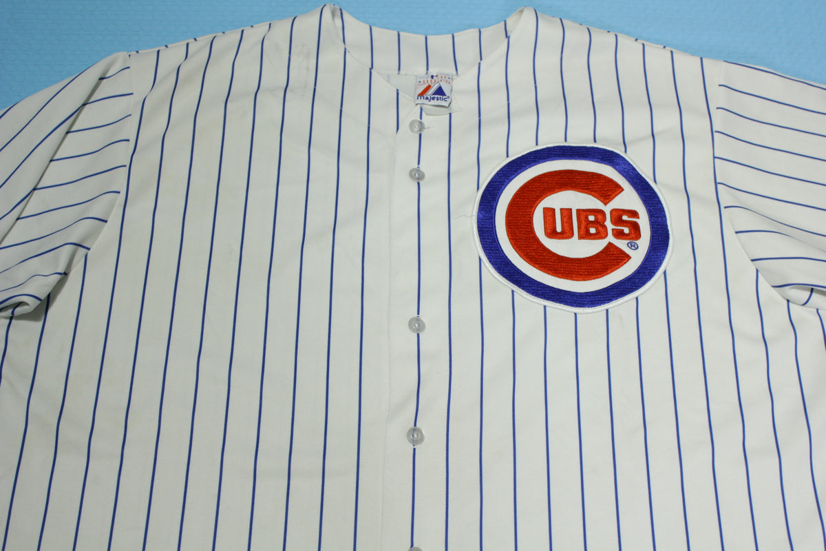 Chicago Cubs Vintage 90's Majestic Button Up Sewn Patch Pin