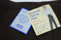 Levi Strauss Vintage 1982 80's Bend Over Pull On Women's Deadstock NWT NOS Pants
