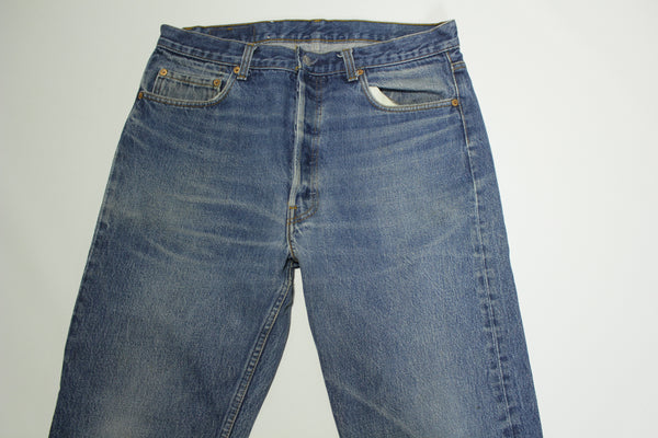 Levis 501xx Vintage 80's Made in USA Denim Blue Jeans