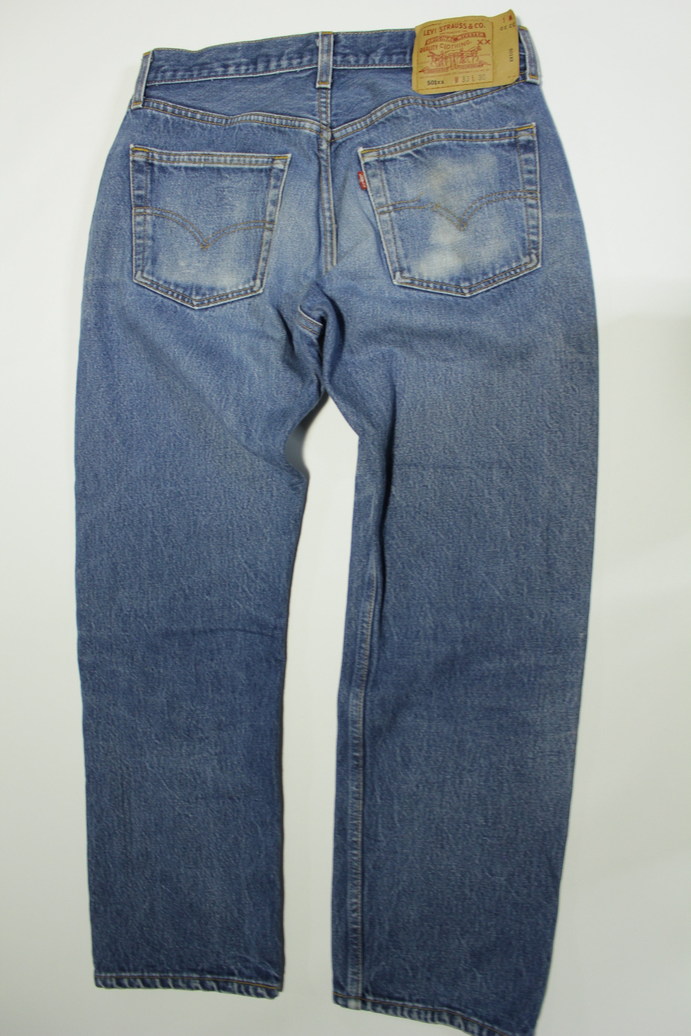 Levis 501xx Vintage 90's Made in USA Denim Blue Jeans – The