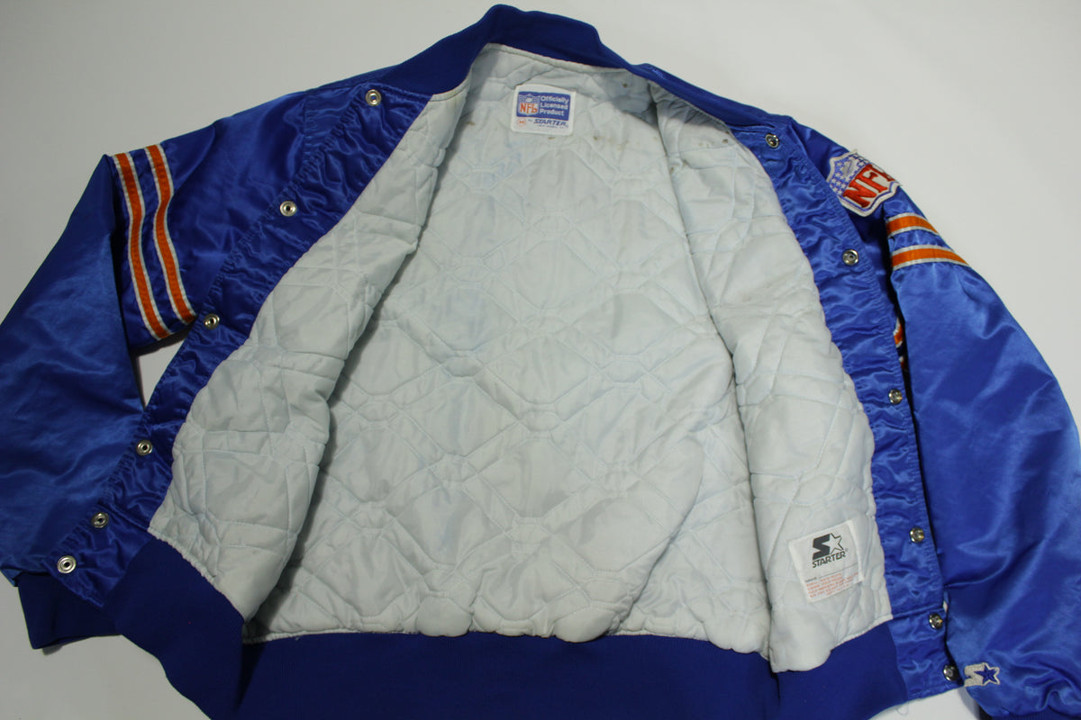 Denver Broncos Quilt Lined Vintage 80's Made in USA Starter Jacket