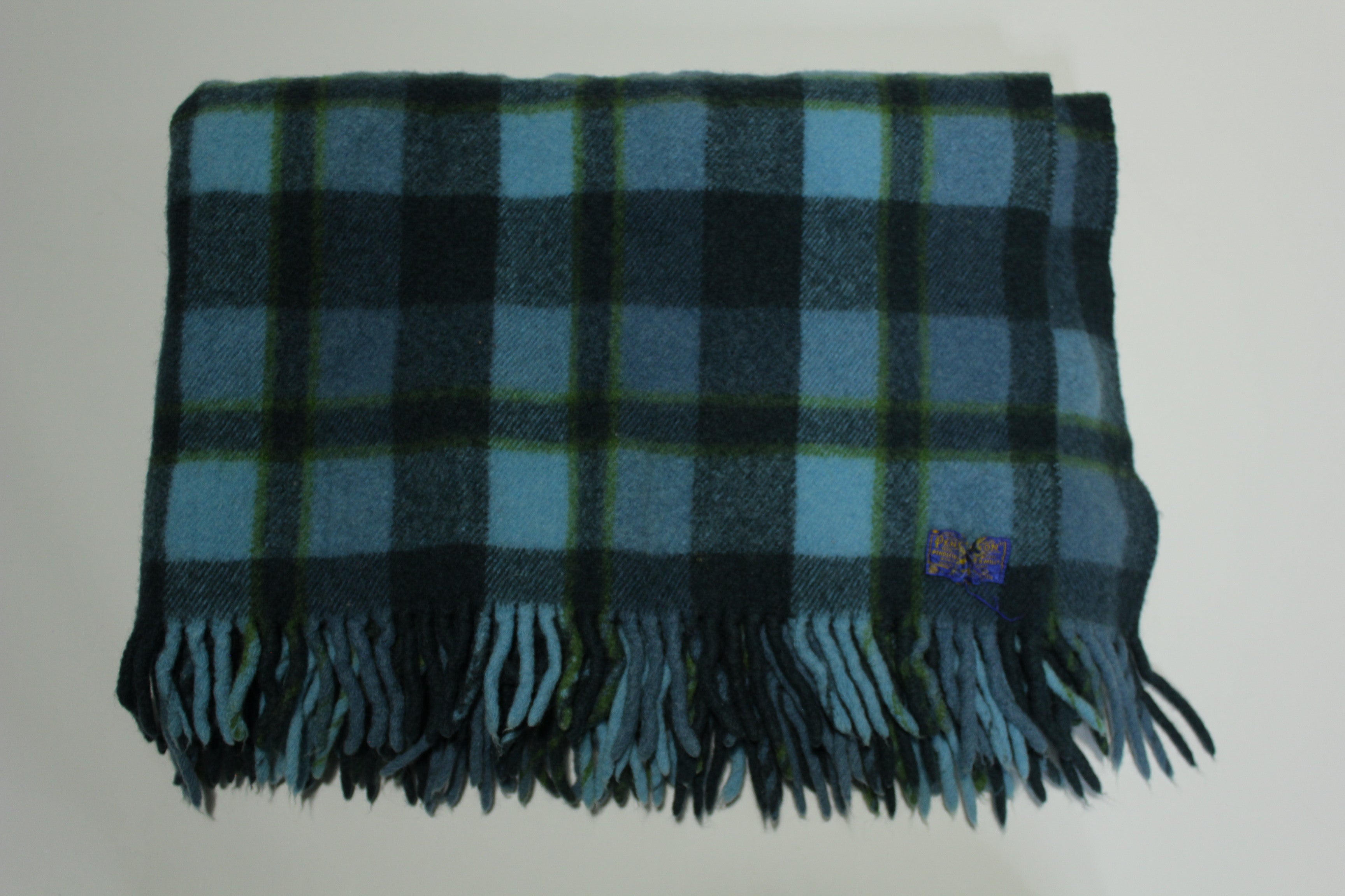 Vintage Pendleton outlet Virgin Wool Plaid Blanket