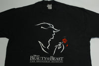 Disneys Beauty & The Beast Broadway Musical Vintage 90's Single Stitch T-Shirt