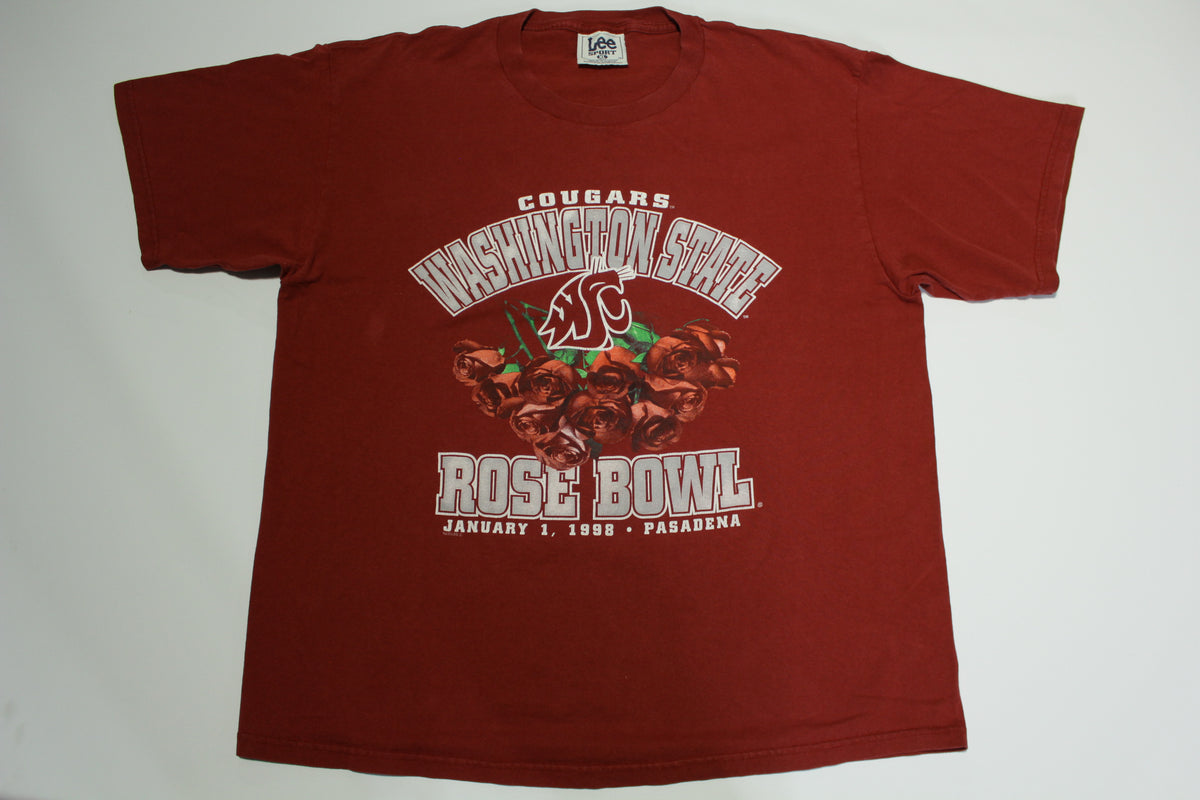 Washington State Cougars Vintage 90's WSU Pasadena Rose Bowl 1998 Lee Sport T-Shirt