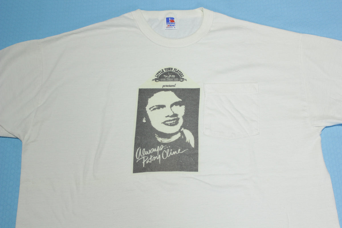 Always Patsy Cline Vintage Little Town Players 90's Single Stitch T-Shirt