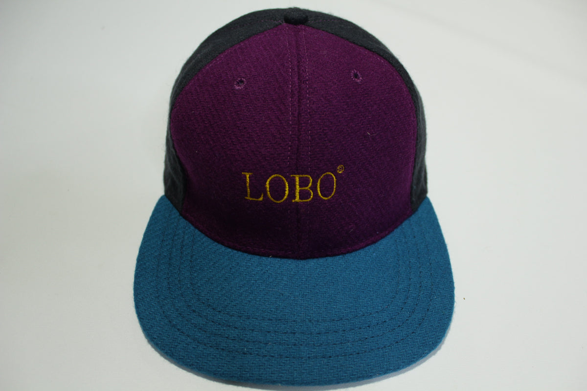 Pendleton 100% Wool LOBO Leather Strap 90's Adjustable Back Hat