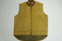 Walls Blizzard Pruf Traditional Duck Arctic Quilt Lined Barn Chore Coat Work Vest Jacket