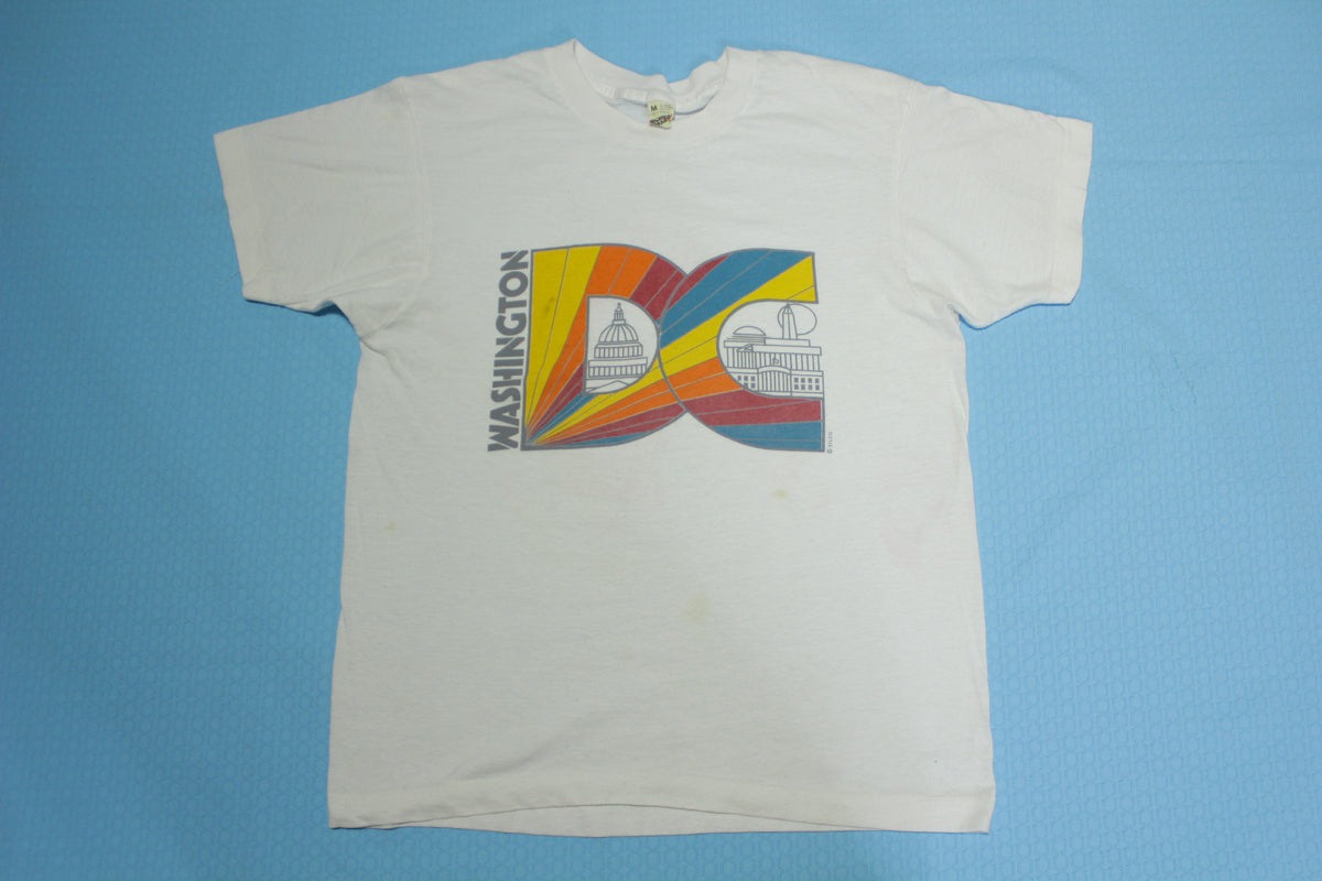 Washington DC Vintage 80's Tourist Single Stitch T-Shirt
