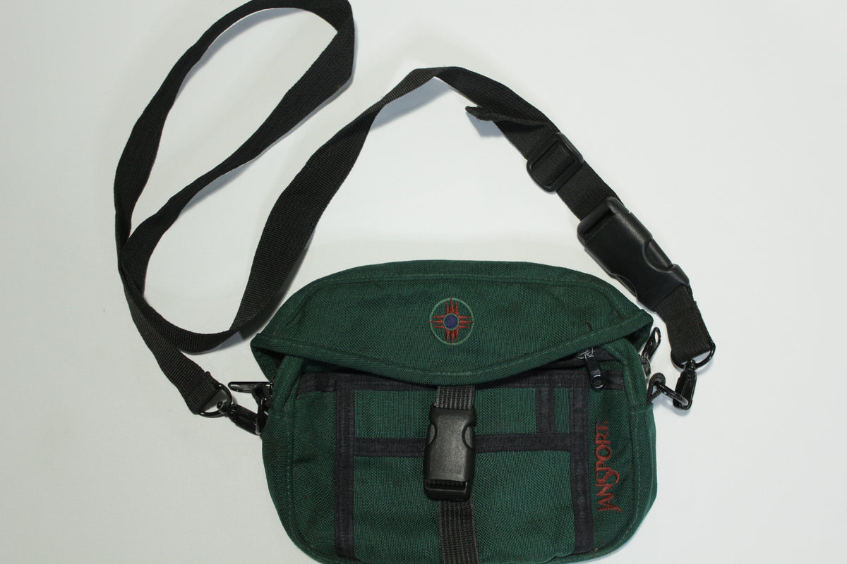 Jansport Vintage 90's Fanny Pack Waist Shoulder Travel Money Bag