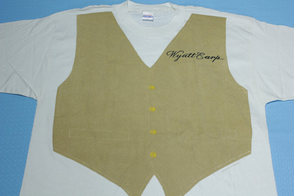 Wyatt Earp Vintage 90's Vest Warner Bros 1994 Promo Movie T-Shirt