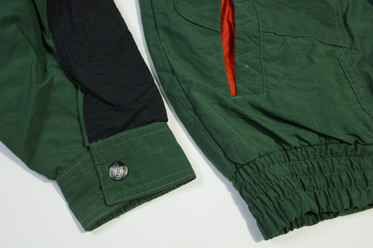 Sasson Vintage 90's Colorblock Windbreaker Big Pocket Jacket
