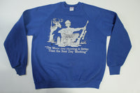 Worst Day of Hunting Vintage Deer & Guns 80's Crewneck Funny Sweatshirt