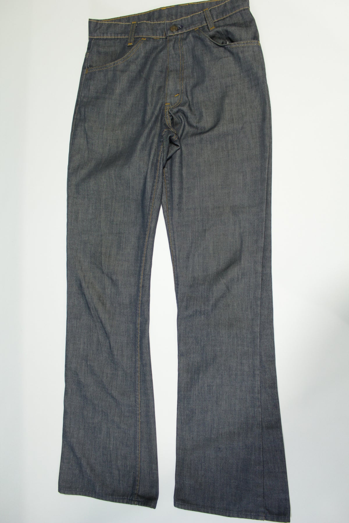 Levis Vintage 70's Orange Tab Talon 42 Zipper Flare Leg Denim Jeans