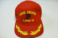 USS Guam LPH-9 Scrambled Eggs Vintage 80's New Era USA Snapback Hat