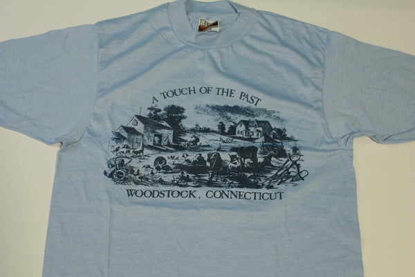 Woodstock Connecticut A Touch of the Past Vintage 80's Hanes T-Shirt