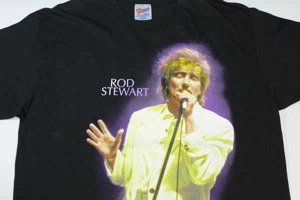 Rod Stewart A Night To Remember 1993 Winterland Vintage Deadstock 90's Tour T-Shirt