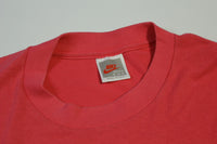 Nike Just Do It Vintage 80's 90's Gray Tag Hot Pink Single Stitch T-Shirt