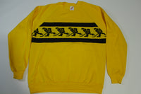 Tri-City Americans Homemade Vintage 1st Season Original Colors 80's Crewneck Sweatshirt