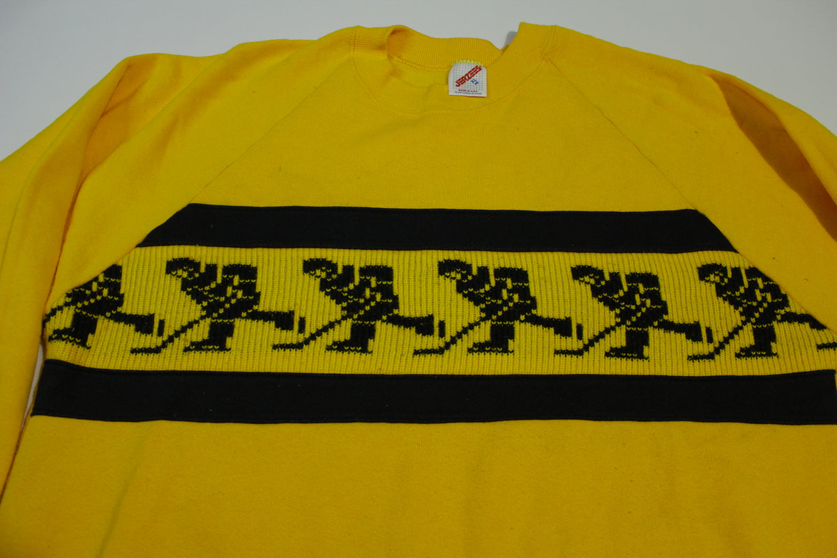 Tri-City Americans Homemade Vintage 1st Season Original Colors 80's Crewneck Sweatshirt