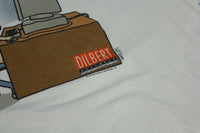 Dilbert Surf Naked Vintage 90's United Media Scott Adams Softwear Comic T-Shirt