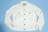 Levis 70506-0251 WPL 423 Vintage 80's Made in USA Cocaine White Denim Jean Jacket