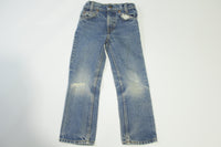 Little Levis Vintage Orange Tab Made in USA 80's Denim Kids Blue Jeans 241190 0292
