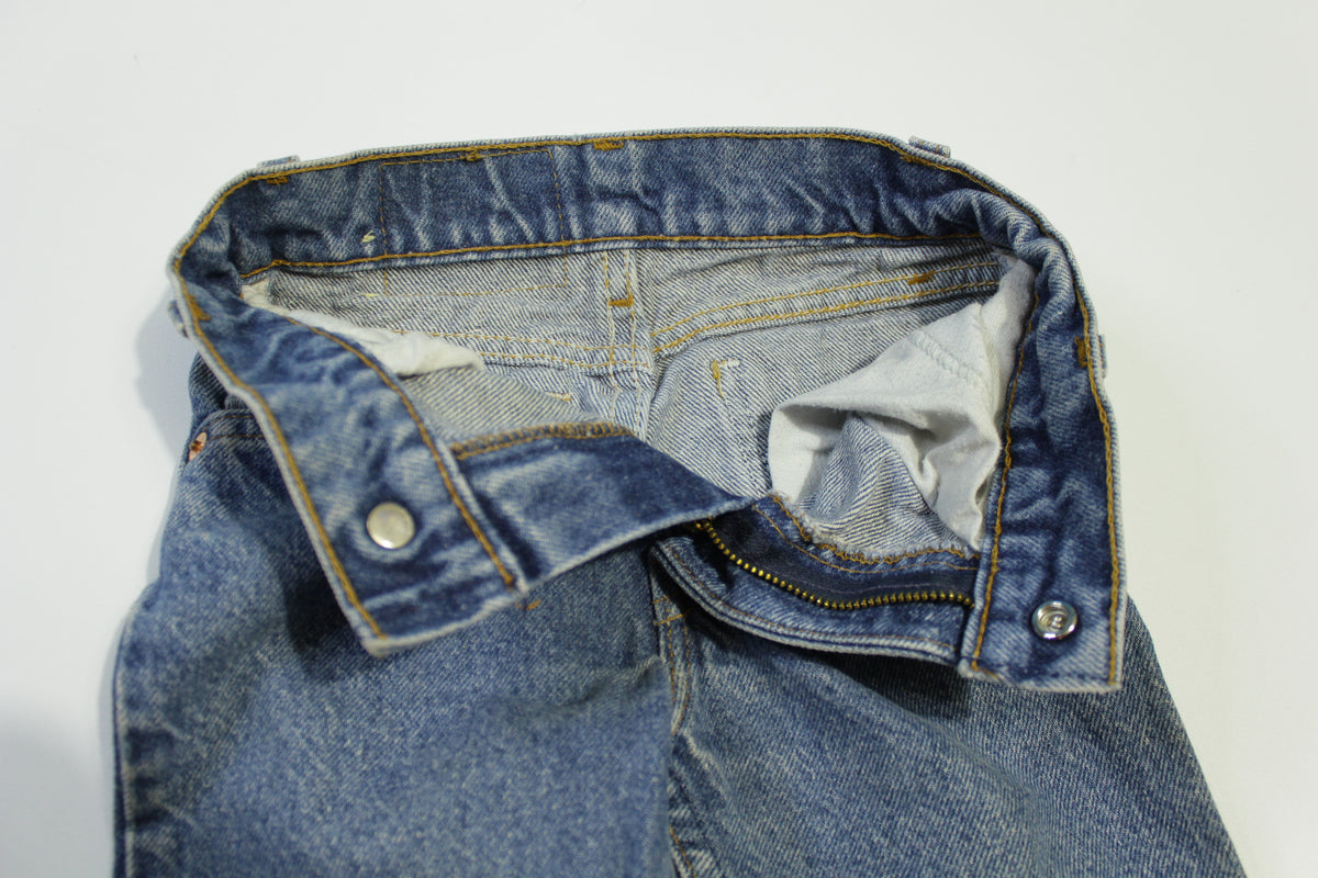 Little Levis Vintage Orange Tab Made in USA 80's Denim Kids Blue Jeans 241190 0292