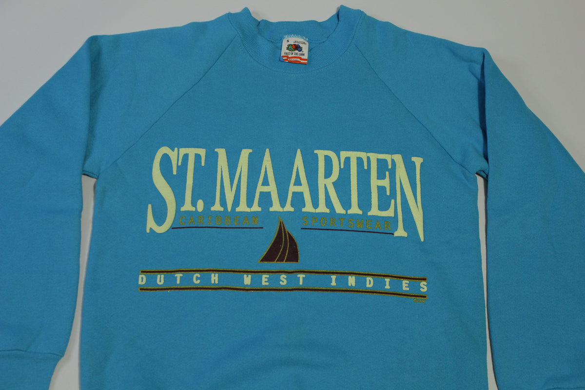St. Maarten Caribbean Sportswear Dutch West Indies Vintage 80's Crewneck Sweatshirt