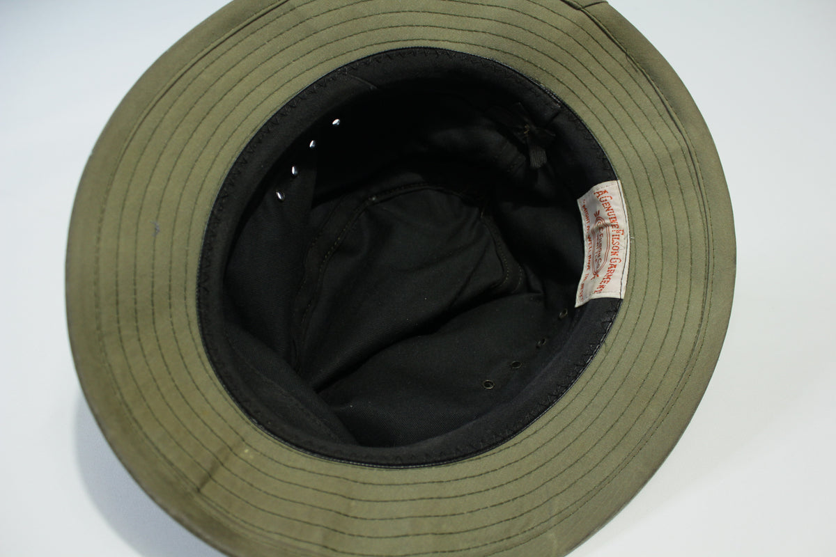CC Filson Tin Cloth Packer Waxed Cotton Canvas Packer Hat Medium Size