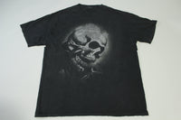 Ghost Rider Vintage Y2K Marvel Mad Engine Distressed Skull T-Shirt