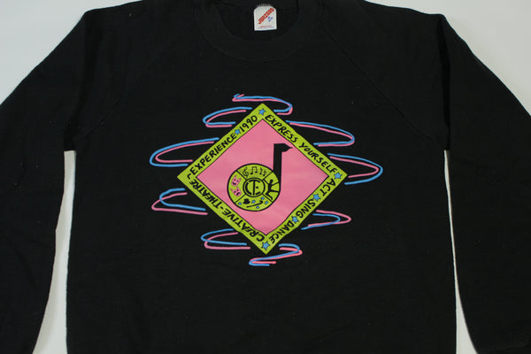 CTE Creative Theatre Experience Vintage 1990 Act Sing Dance 90's Crewneck Sweatshirt
