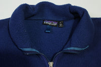 Patagonia Vintage 90's Synchilla Square Pocket Made in USA Fleece Zip Up Jacket