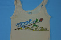 Hawaii Surf A Touch Of Class Made in USA Vintage 80's Sportique Tank Top Shirt