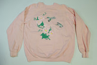 Morning Sun Whitton Vintage 80's Hummingbird Puff Print Sweatshirt