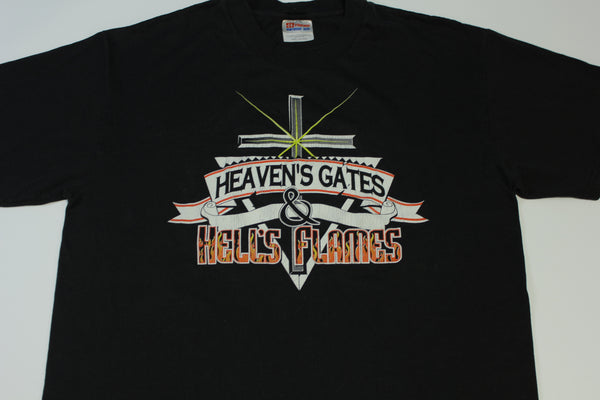 Heaven's Gates & Hell's Flames Y2K Vintage Jesus Tee T-Shirt