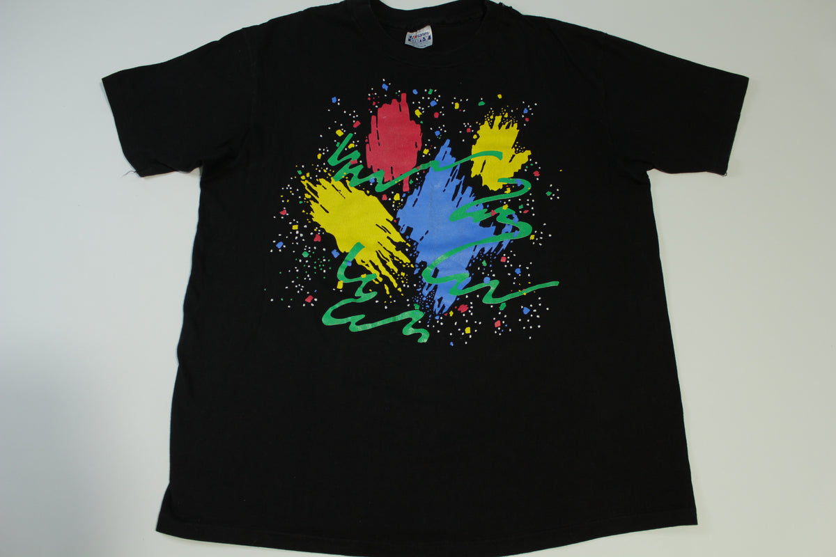 Grafitti Vintage 80's Single Stitch Paint Splatter Made in USA T-Shirt