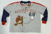 Scooby Doo Wear RU Cartoon Network Vintage 90's Kids Baseball 5T Button Up Sweatshirt