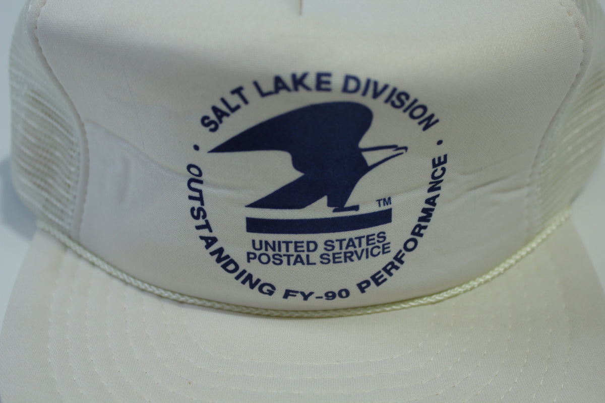 USPS Salt Lake City Division 1990 Post Office Vintage 90's Adjustable Snapback Hat