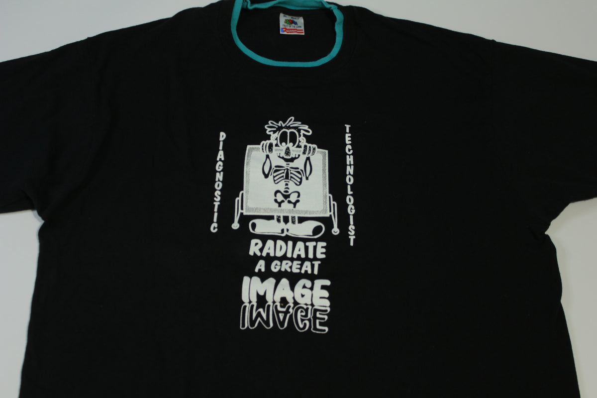 Radiate A Great Image Diagnostic Technologies X-Ray Vintage 90's FOTL T-Shirt