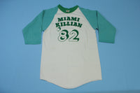 Miami Killian Cougars Florida Vintage '82 1980's Raglan High School T-Shirt